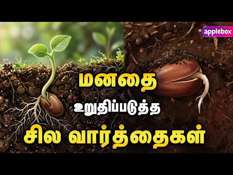 மனதை உறுதிப்படுத்த சில வார்த்தைகள் | Motivation Tamil | Sabari Paramasivan