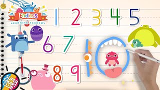 Writing Numbers is fun too in New Endless Learning Academy Feature