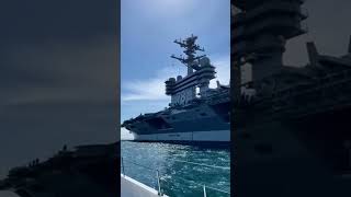 Civilian Boat Witnesses Massive Naval Formation
