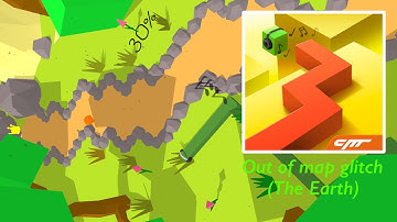 Dancing Line - Out of map glitch (The Earth)