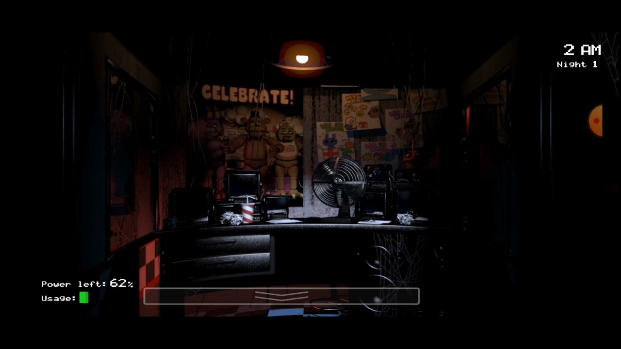 Играе в 5 ночей с Фред 1.