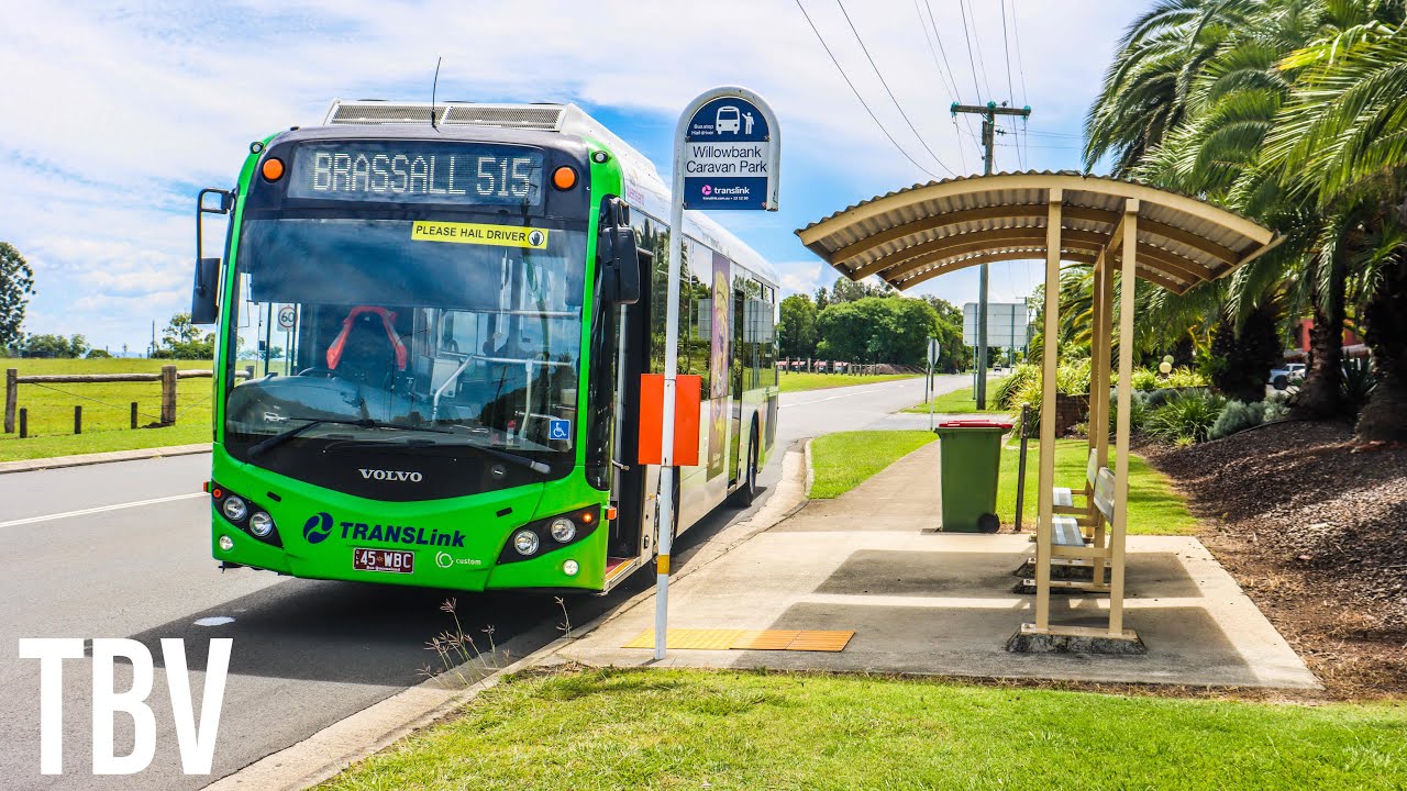 SEQ, AU: 515 OB: Coopers Rd, Willowbank to Workshops St, Brassall via Workshops Museum