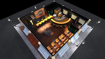 Coffee Shop 3D Model | 3D Cafe Model | Game-Ready, PBR Textured & Lightmapped