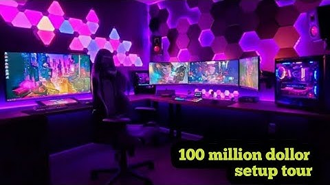 my dream setup tour worth 100 million dollar for youtube earning❤#setup