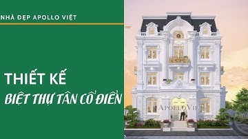 Đẹp tinh tế - Mẫu biệt thự Tân cổ điển #short