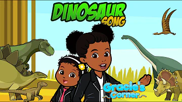 Dinosaur Song | An Original Song by Gracie’s Corner | Nursery Rhymes + Kids Songs
