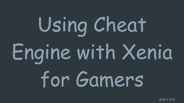 Using Cheat Engine with Xenia for Gamers