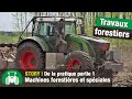 Rcolte du bois et travaux forestiers chez galle gmbh  abatteuses et porteurs  tracteurs fendt