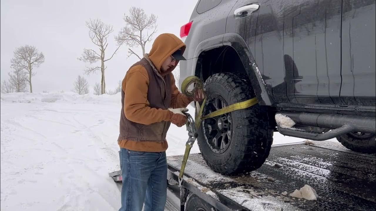 How to Properly Tie down a vehicle YouTube