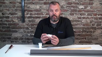 2 piece XXL electric roller blinds with connectors - the parts you need