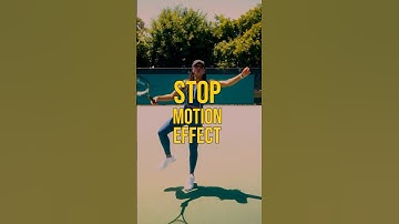 Stop Motion Effect In Premiere Pro #shorts