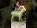 .Amazing Bamboo Art Goat 🐐👉 बांस से बनी कमाल की बकरी कला#short