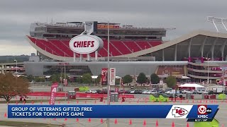Local veteran receives free ticket to Chiefs vs. Commanders game