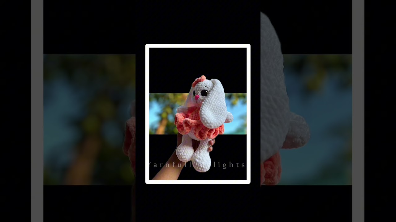 DIY crochet bunny | 30 days crochet series (Day 17 )