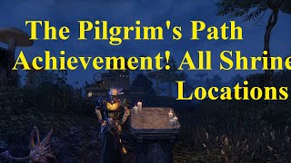 ESO The Pilgrim's Path Achievement! All Shrine Locations! Morrowind!