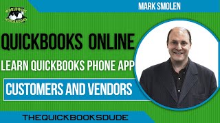 العملاء والبائعون في تطبيق الهاتف عبر الإنترنت QuickBooks screenshot 5