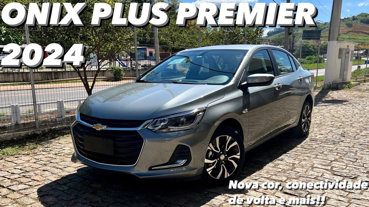Chevrolet Onix Plus Premier 2024 - Nova cor, conectividade de volta e  mais!! (4K) 