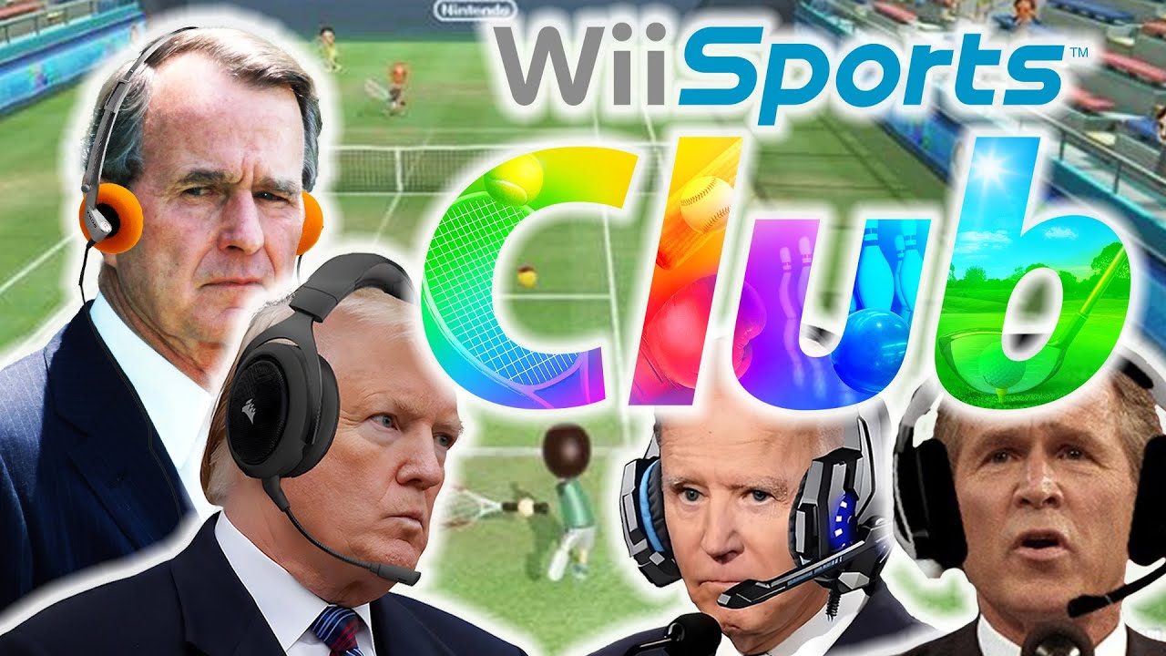 US Presidents Play Wii Sports Club