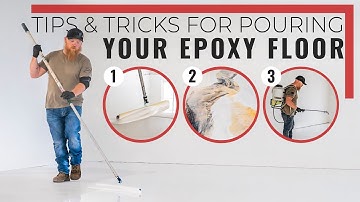 Tips and Tricks  - Flooring Epoxy - Epoxy Flooring Garage - Countertop Epoxy -Flooring Epoxy Coating