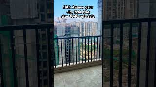 14th Avenue gaur city,sale 2bhk flat size-1040 sqft semi furnished urgent sale greater Noida West￼￼