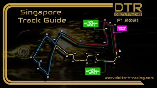 [DTR] Delta T Racing | F1 2021 Game | Singapore | Hot Lap (1:32.301) and Track Guide! screenshot 2