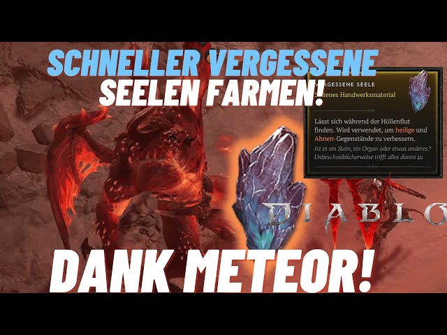 Diablo 4 Vergessene Seelen Farming Service