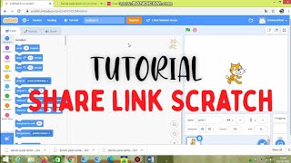 Toturial share atau bagikan share link Scratch | Simulasi Scratch screenshot 5
