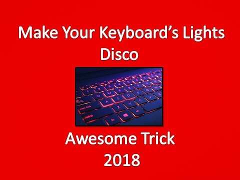 Make Your Keyboard Lights Disco!