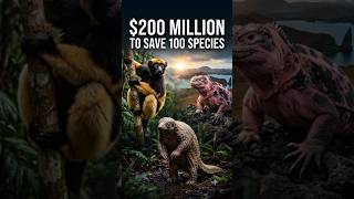 $200 Million Is Being Spent on 100 Species.. #EndangeredSpecies #WildlifeConservation #viralshorts