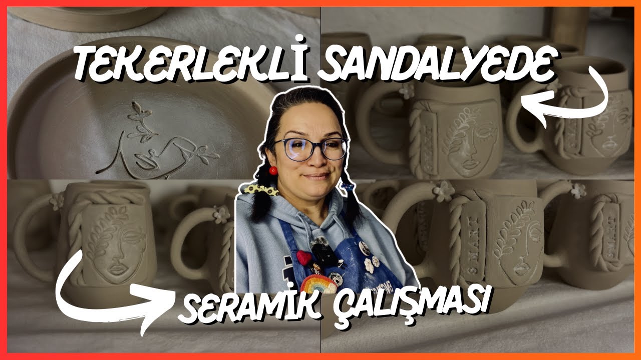 Tekerlekli sandalyede Seramik Çalışması