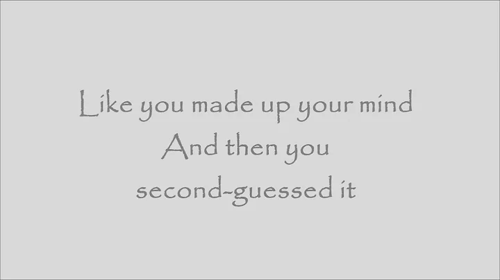 You Can Rely On Me - Jason Mraz Lyrics