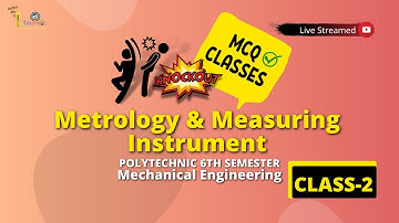 #2 METROLOGY for polytechnic 6th sem | mechanical engineering mcq | metrology  mcq |mcq of metrology