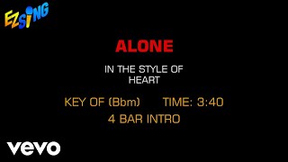 Heart - Alone (Karaoke Ez Sing)