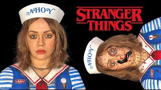 STRANGER THINGS ROBIN MAKEUP TRANSFORMATION!