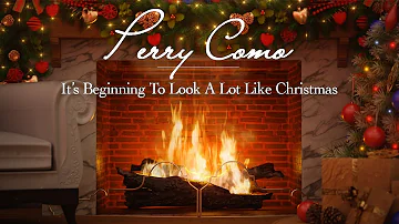 Perry Como & The Fontane Sisters - It's Beginning to Look a Lot Like Christmas (Fireplace)