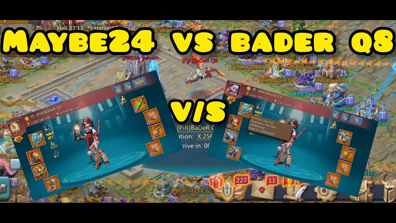 LORDS MOBILE- ⚔️ “Two Emperors… One Wonder. The War Begins.” MAYBE 24 V/S BADER- INSANE WONDER WAR