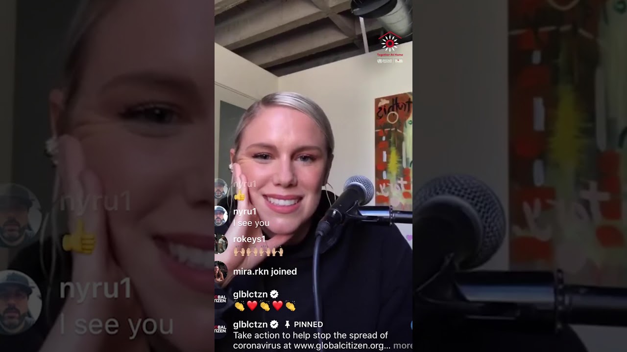 Grace Weber - Live Instagram em 