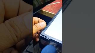 How to remove TV frameless tape #electronics #ledtv #frameless