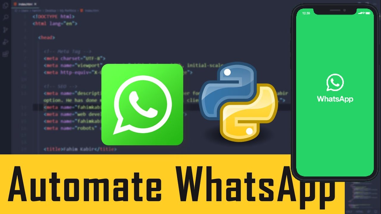 Automate WhatsApp message 🔥 with Python