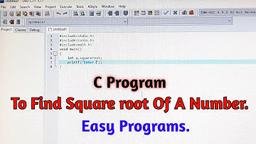 C Program To Find Square root Of a Number || For Beginners