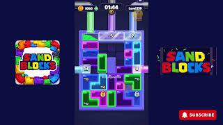 Sand Block - level 210 - Gameplay walkthrough