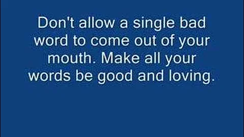 Good Thoughts, Good Words, Good Deeds