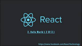 React Tutorials In Urdu/Hindi - Hello World App Part 2 of 3 ( Online Course For Beginners )