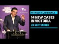 #LIVE: Victoria records 14 new coronavirus cases and 8 deaths  | ABC News