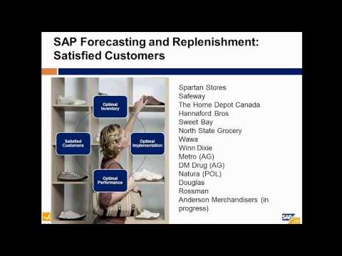 SAP for Retail with a demo of SAP Forecasting & Replenishment