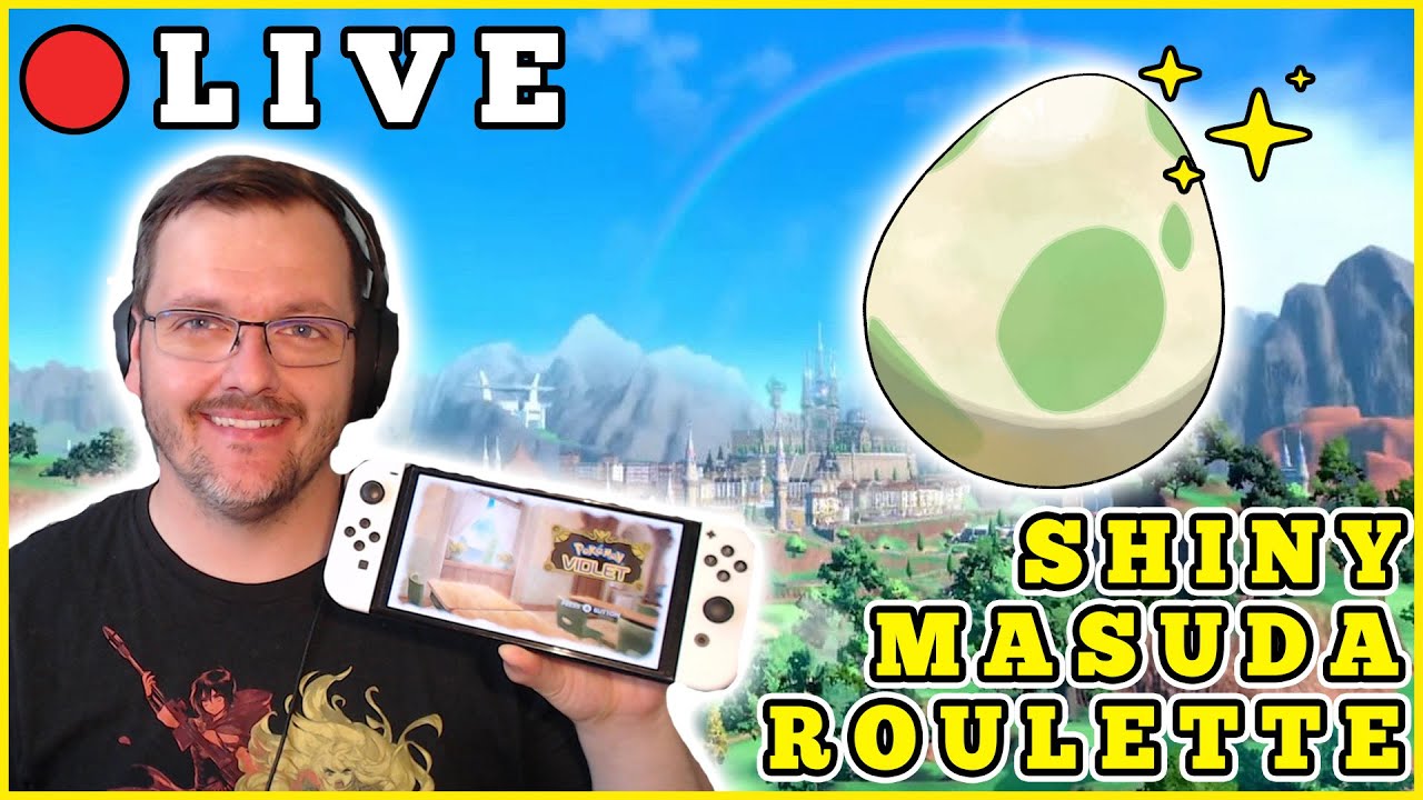 Shiny Hunting Masuda Roulette in Pokemon Scarlet & Violet - 6th Stream | Live Stream