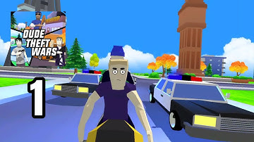 Dude Theft Wars - Gameplay Walkthrough Part 1 - Tutorial: Single Player (iOS, Android)