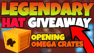 *LEGENDARY HAT GIVEAWAY* (WINNERS + OPENING OMEGA CRATES) MINING SIMULATOR (Roblox)