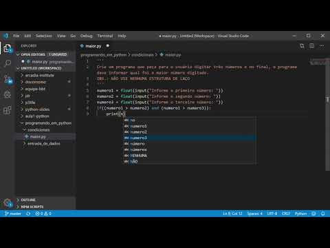 #Programando em #Python: Prática 07 (IF e AND)
