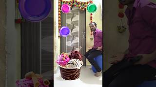 Spinning Colourful Plates To Icecream, Cadbury, Popcorn, Good day, Funny Vfx Magic Video, #shorts